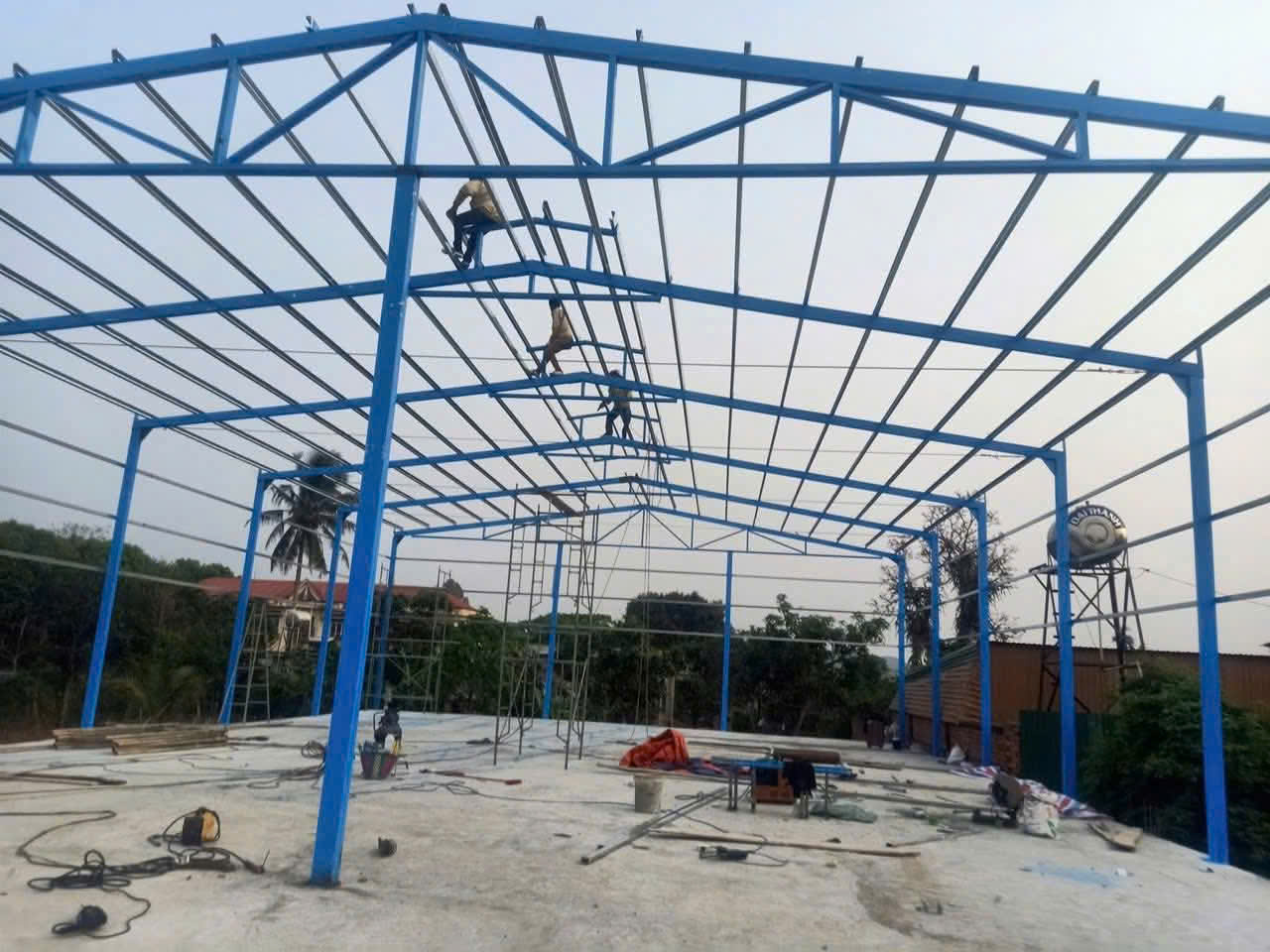 Dịch vụ thi công nhà xưởng uy tín